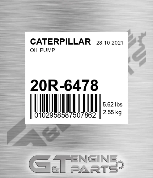 20R-6478 Oil Pump