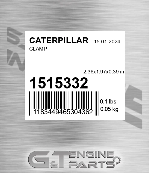 1515332 Clamp for CATERPILLAR