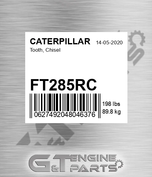 FT285RC CATERPILLAR Tooth, Chisel