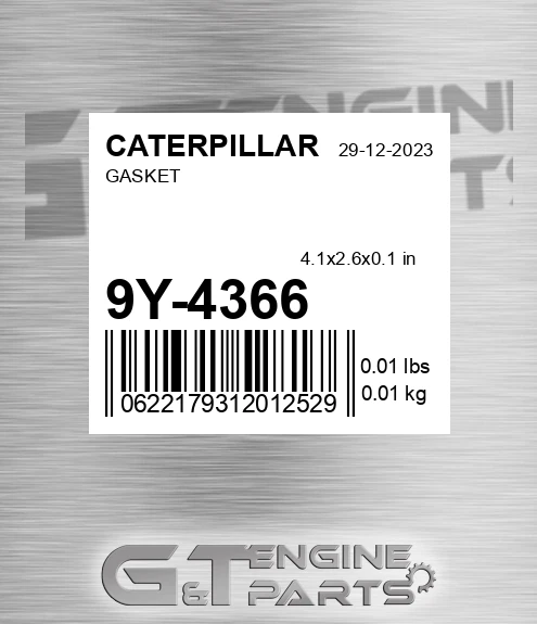 9Y-4366 Gasket for CATERPILLAR