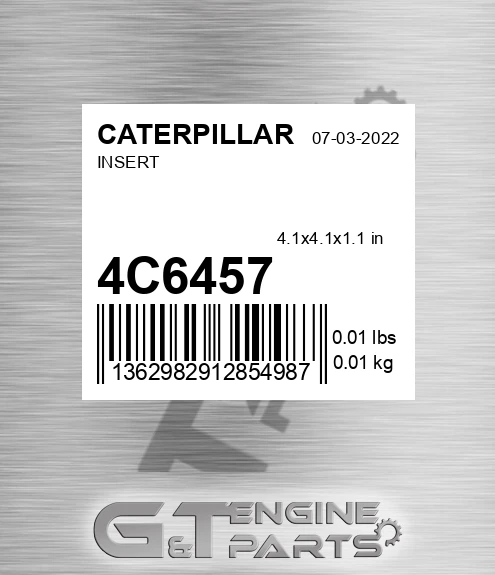 4C6457 Insert for CATERPILLAR