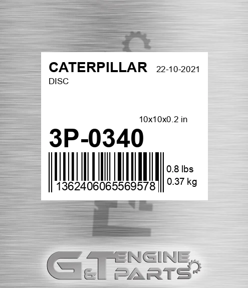3P-0340 Disc for CATERPILLAR