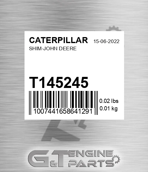 T145245 Shim-john Deere