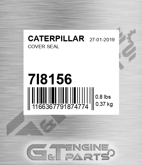 7I8156 Cover Seal for CATERPILLAR