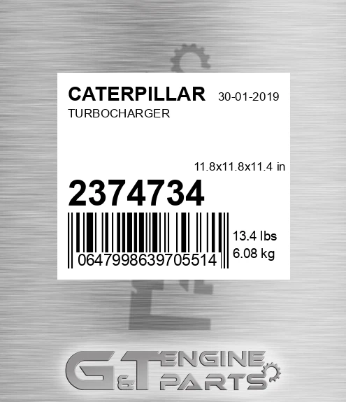 237-4734 Turbocharger
