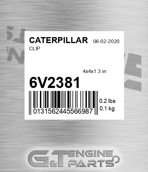 6V2381 Clip for CATERPILLAR