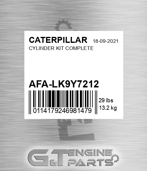 AFA-LK9Y7212 Cylinder Kit Complete
