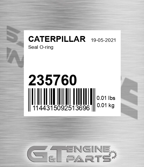 235760 Seal O-ring