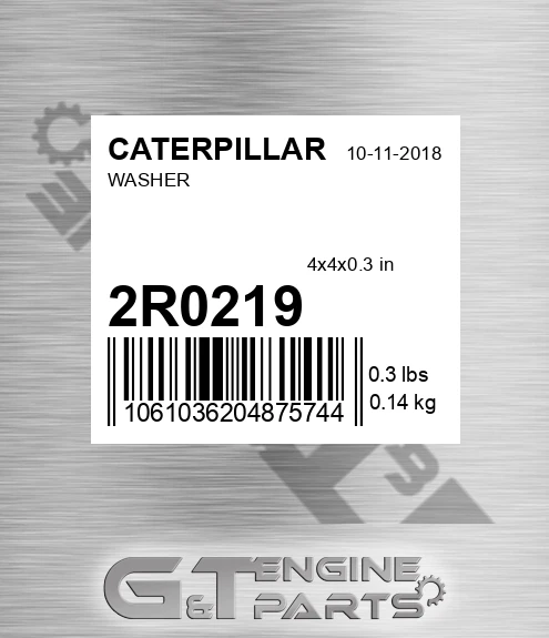 2R0219 Washer for CATERPILLAR