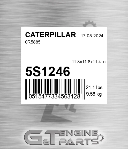5S1246 CATERPILLAR 0r5885