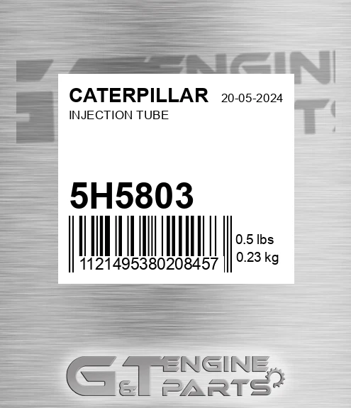 5H-5803 Injection Tube for CATERPILLAR