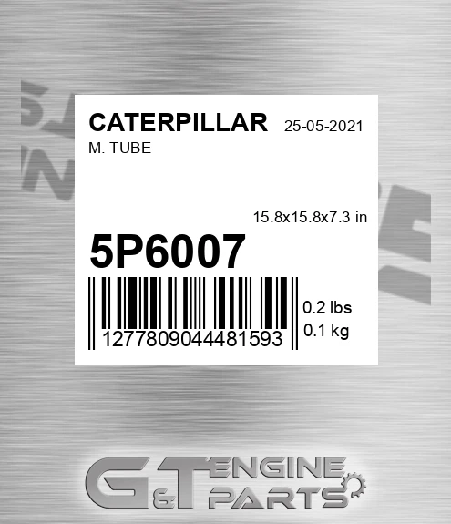 5P-6007 M. Tube for CATERPILLAR