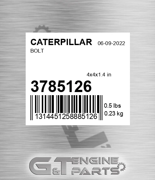 378-5126 Bolt for CATERPILLAR