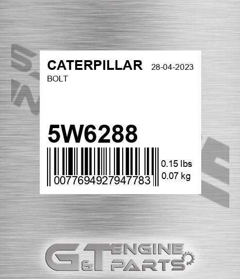 5W-6288 Bolt for CATERPILLAR