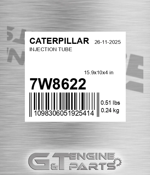 7W-8622 Injection Tube for CATERPILLAR