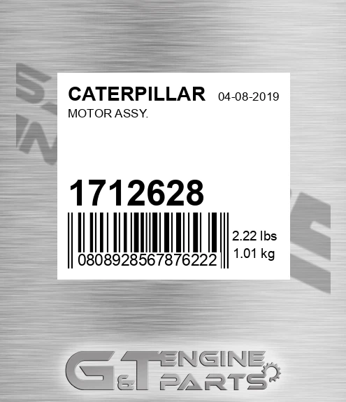 1712628 Motor Assy. for CATERPILLAR