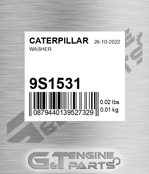 9S-1531 Washer for CATERPILLAR