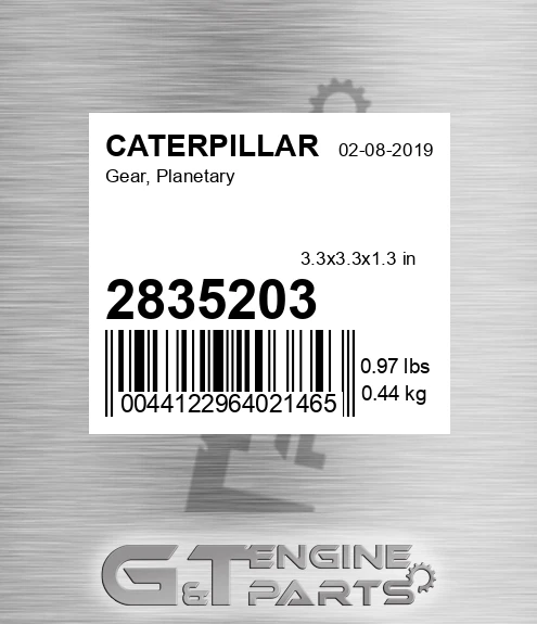 2835203 Gear, Planetary