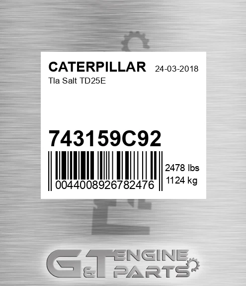 743159C92 Tla Salt Td25e