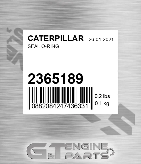 236-5189 Seal O-ring for CATERPILLAR
