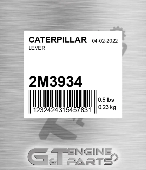 2M3934 Lever for CATERPILLAR