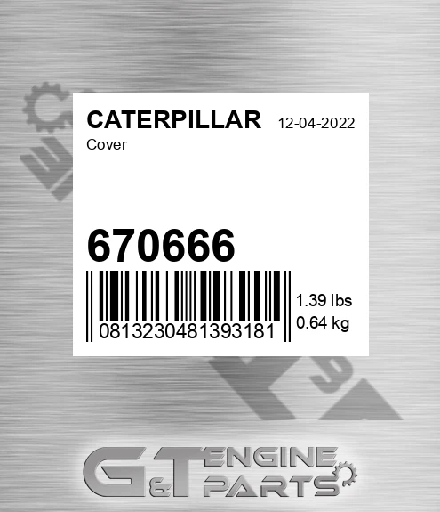 670666 CATERPILLAR Cover