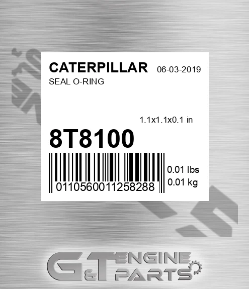 8T-8100 Seal O-ring for CATERPILLAR