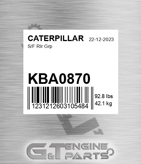 KBA0870 S/f Rlr Grp