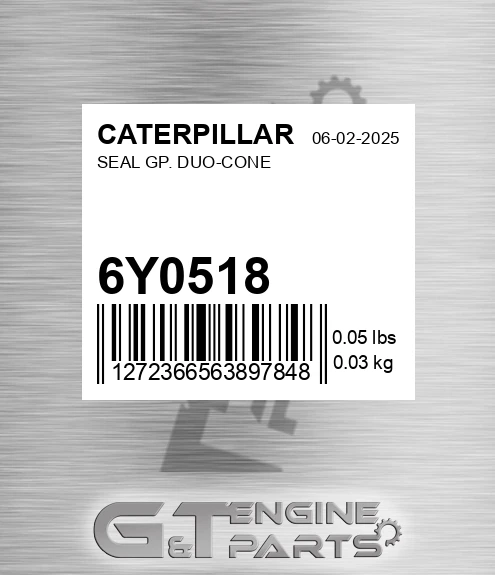 6Y-0518 Seal Gp. Duo-cone for CATERPILLAR