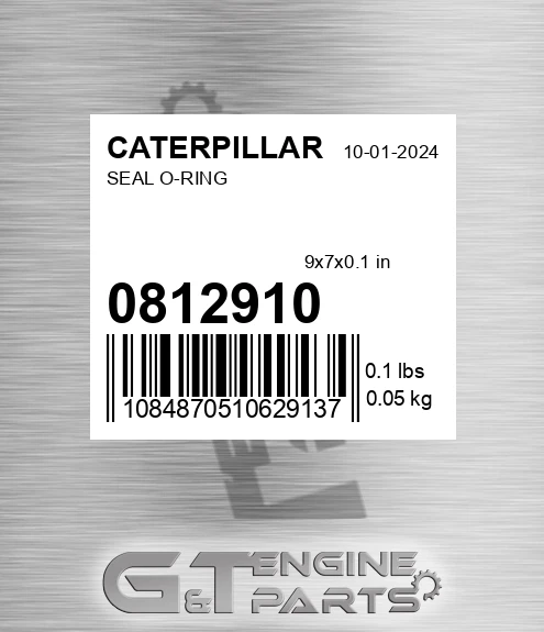 081-2910 Seal O-ring for CATERPILLAR
