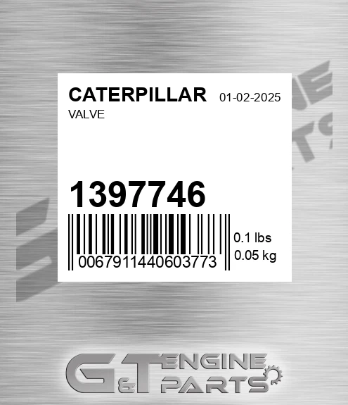 1397746 CATERPILLAR Valve