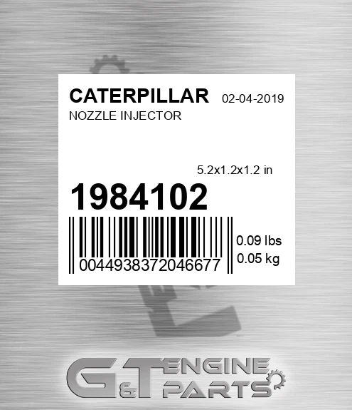 198-4102 Nozzle Injector for CATERPILLAR