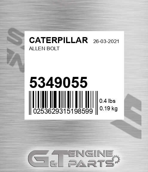 534-9055 Allen Bolt for CATERPILLAR