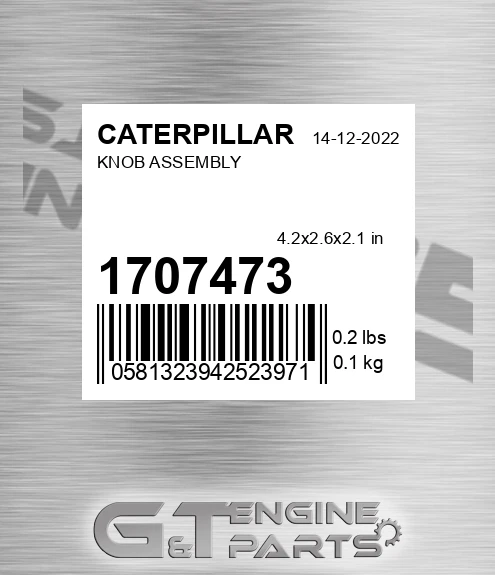 170-7473 Knob Assembly for CATERPILLAR