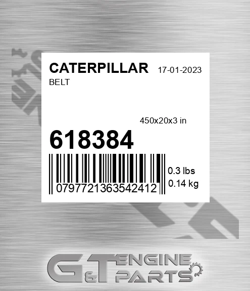 618384 Belt for CATERPILLAR
