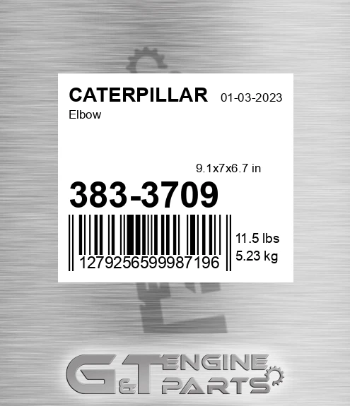 383-3709 Elbow