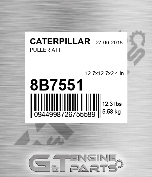 8B7551 Puller Att for CATERPILLAR