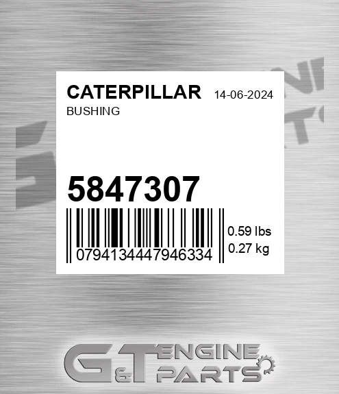 584-7307 Bushing for CATERPILLAR
