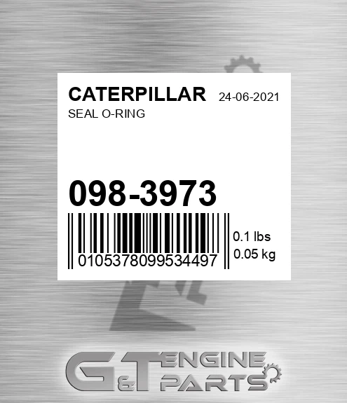 098-3973 Seal O-ring for CATERPILLAR