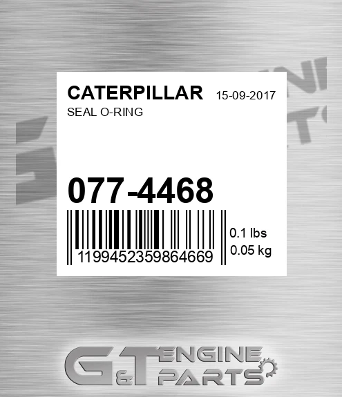 077-4468 Seal O-ring for CATERPILLAR