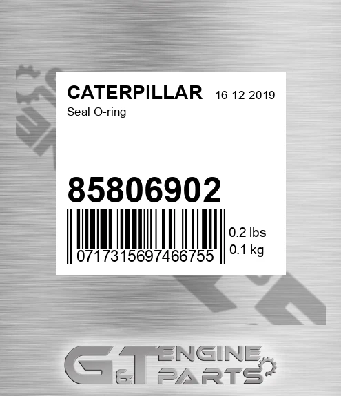 85806902 Seal O-ring