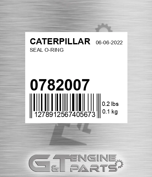 078-2007 Seal O-ring for CATERPILLAR