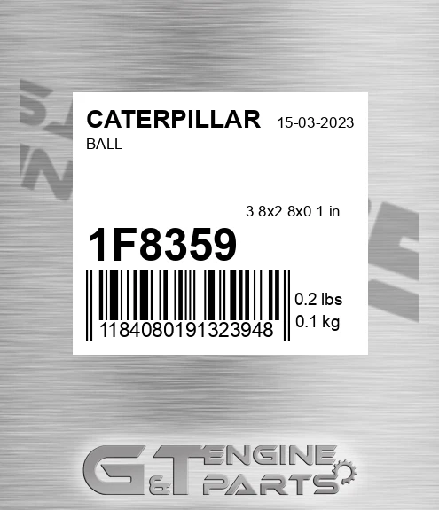 1F-8359 Ball for CATERPILLAR