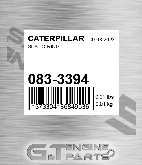 083-3394 Seal O-ring for CATERPILLAR