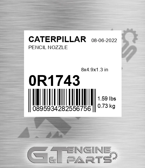 0R-1743 Pencil Nozzle for CATERPILLAR