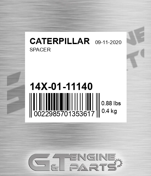 14X-01-11140 Spacer