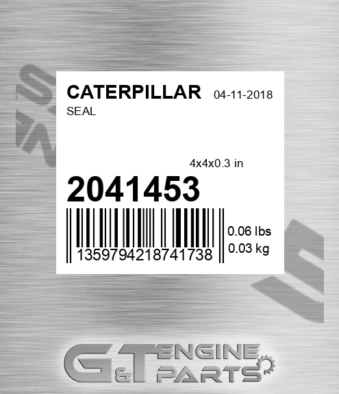 204-1453 Seal for CATERPILLAR