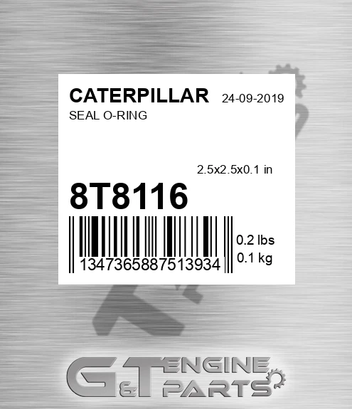 8T-8116 Seal O-ring