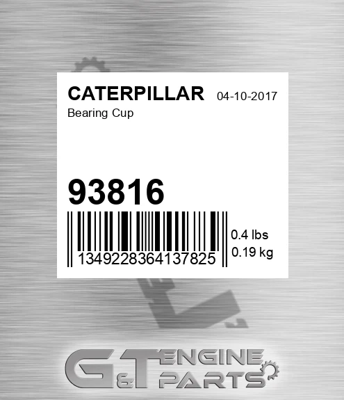 93816 Bearing Cup