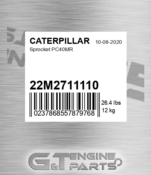 22M2711110 Sprocket Pc40mr